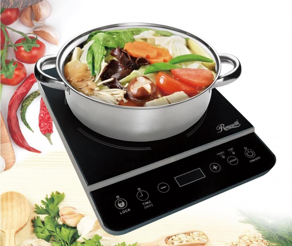 Preparing food in the Rosewill RHAI- 13001