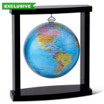 Perpetual Motion Rotating Globe offers geography lesson in style