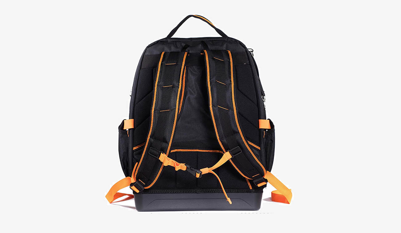 Rugged Tools Worksite Tool Backpack back pad