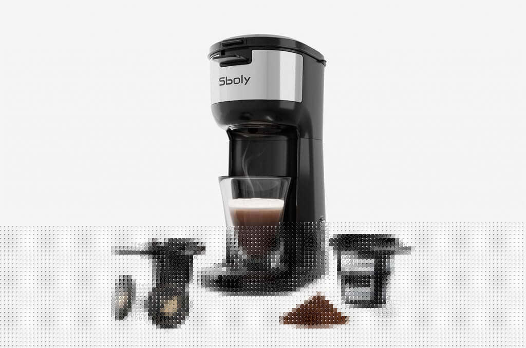 Sboly Single Serve K Cup Coffee Maker