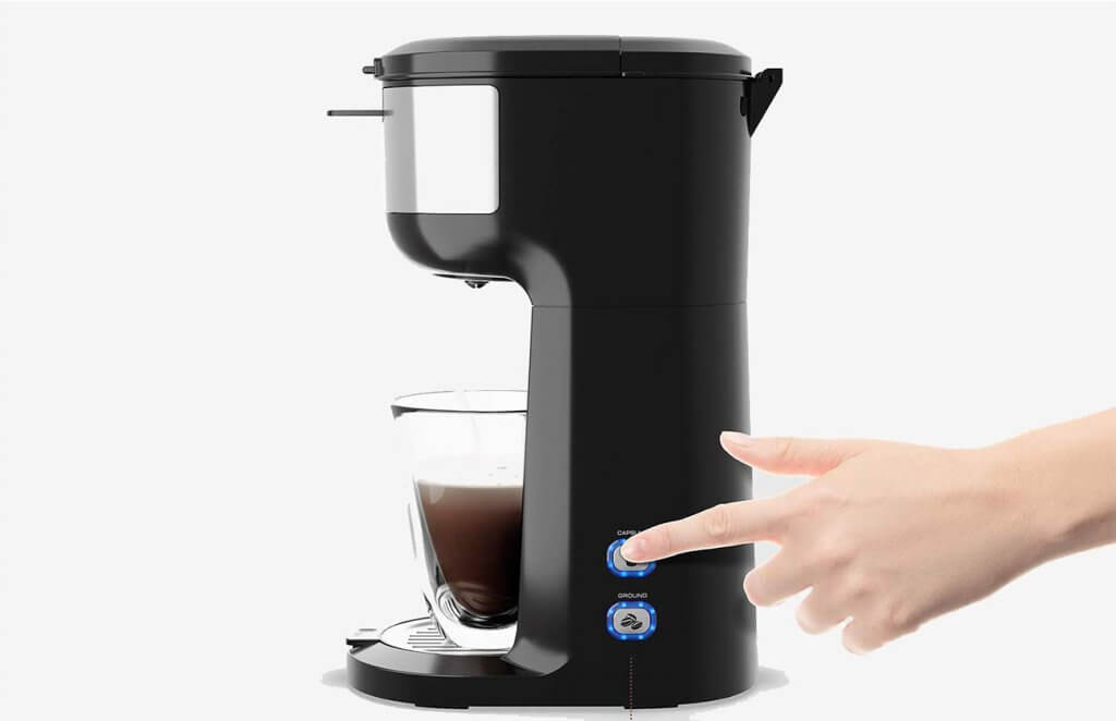 Controls of the Sboly Single Serve K Cup Coffee Maker