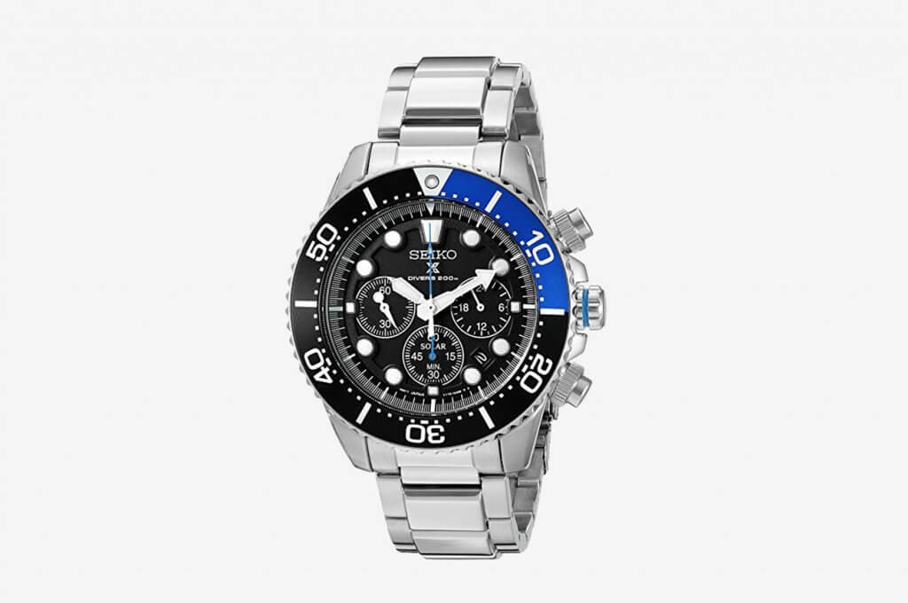Seiko Men’s Prospex Analog Solar Dive Watch