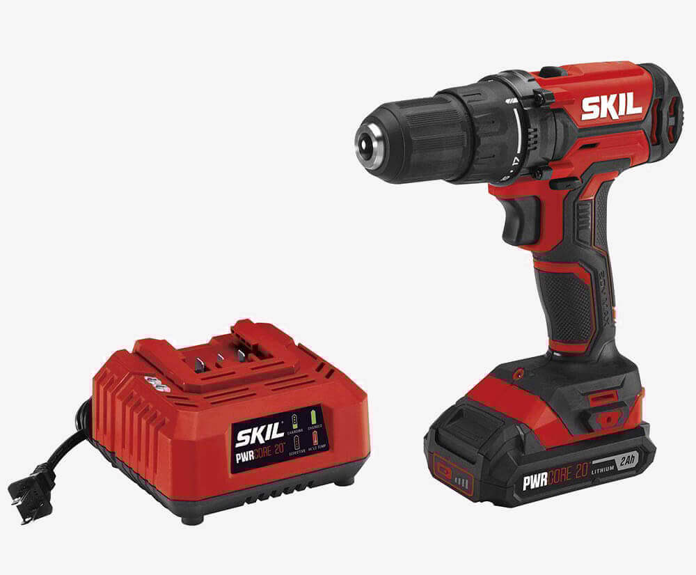 SKIL 20V PWRCore Drill & Driver (DL527502) and battery