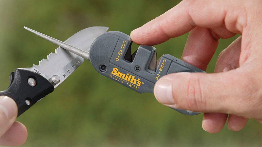 Smith's PP1 Pocket Pal used in the outdoors