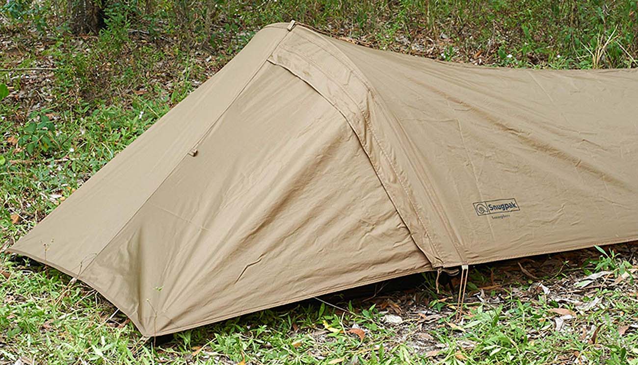SNUGPAK Ionosphere One Man Dome with closed entrance