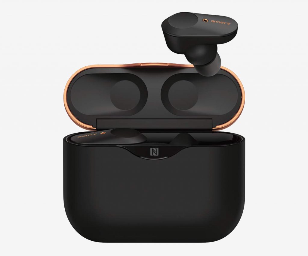 Sony WF-1000XM3 Wireless Earbuds and case
