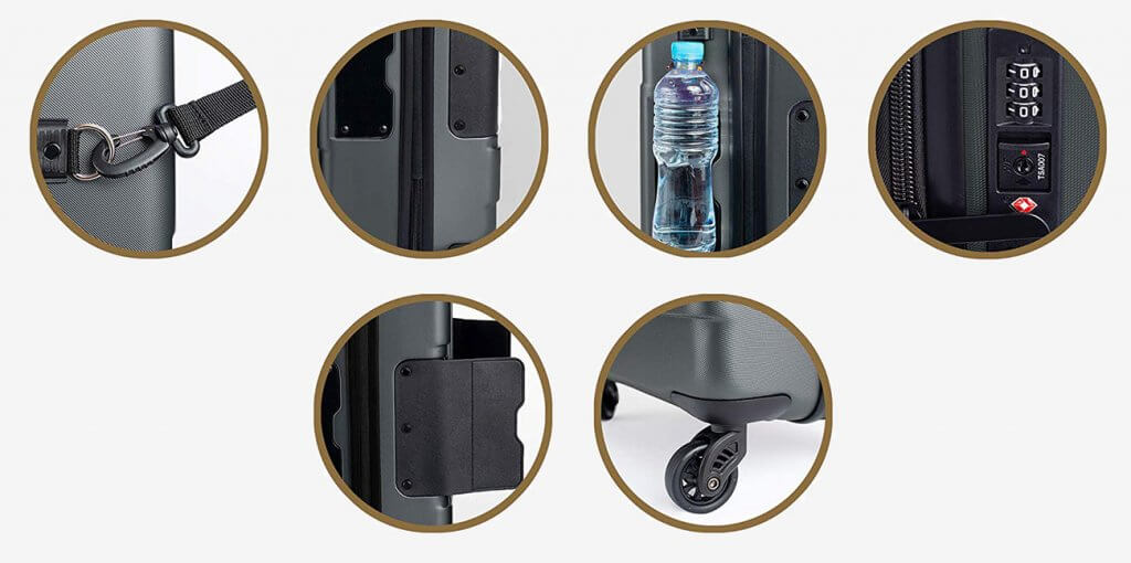 TACH TUFF 3-Piece Luggage Set details