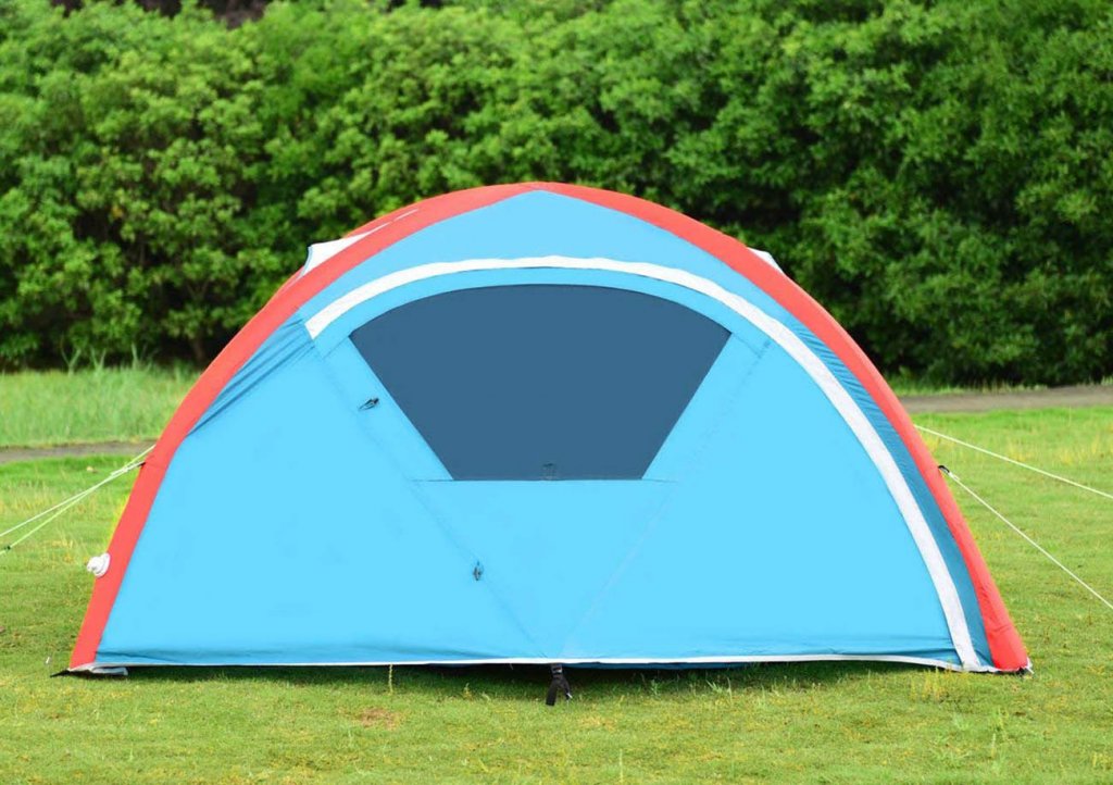 Tangkula Inflatable Instant Camping Tent on grass