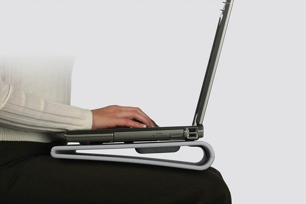 Targus Lap Chill Mat model AWE55US with laptop