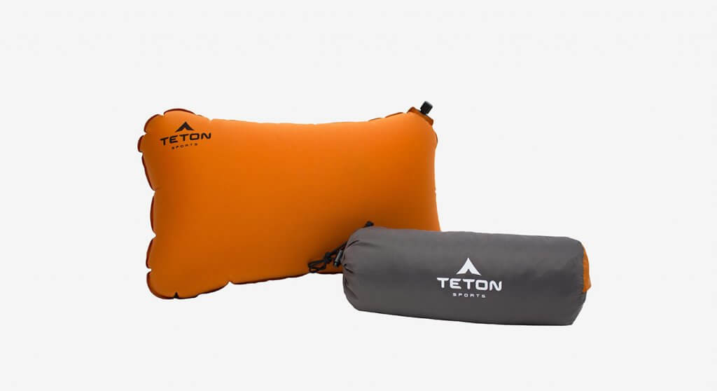 TETON Sports ComfortLite Self-Inflating Pillow and case