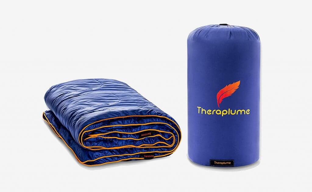 Theraplume Camping Blanket and bag