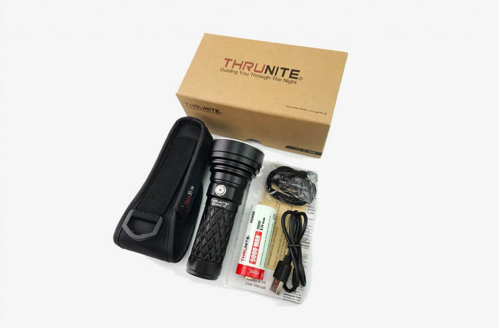 ThruNite Catapult V6 Mini Thrower and accessories