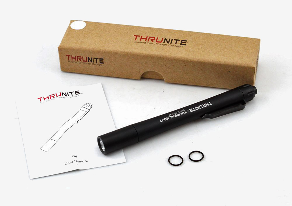 ThruNite Ti4 CW Compact LED Penlight and packaging
