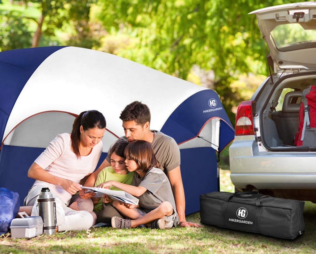 TOMOUNT 8 Person Tent and a family