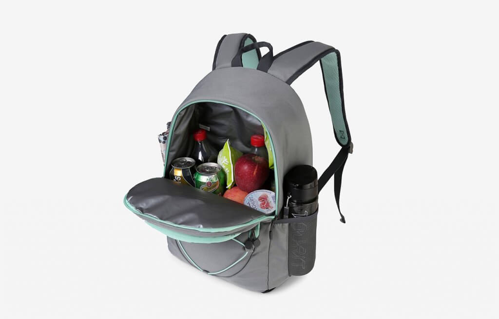 TOURIT Insulated Backpack Cooler and lots of drinks
