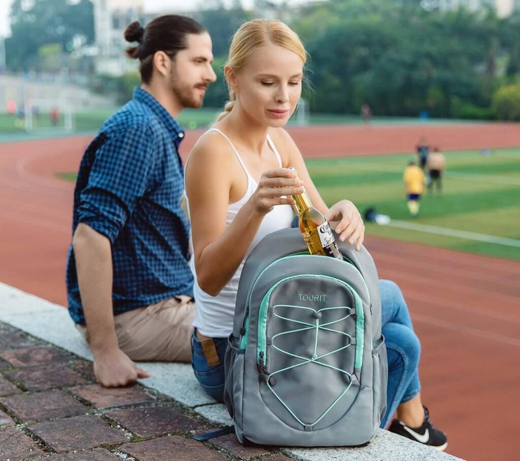 TOURIT Insulated Backpack Cooler outdoors
