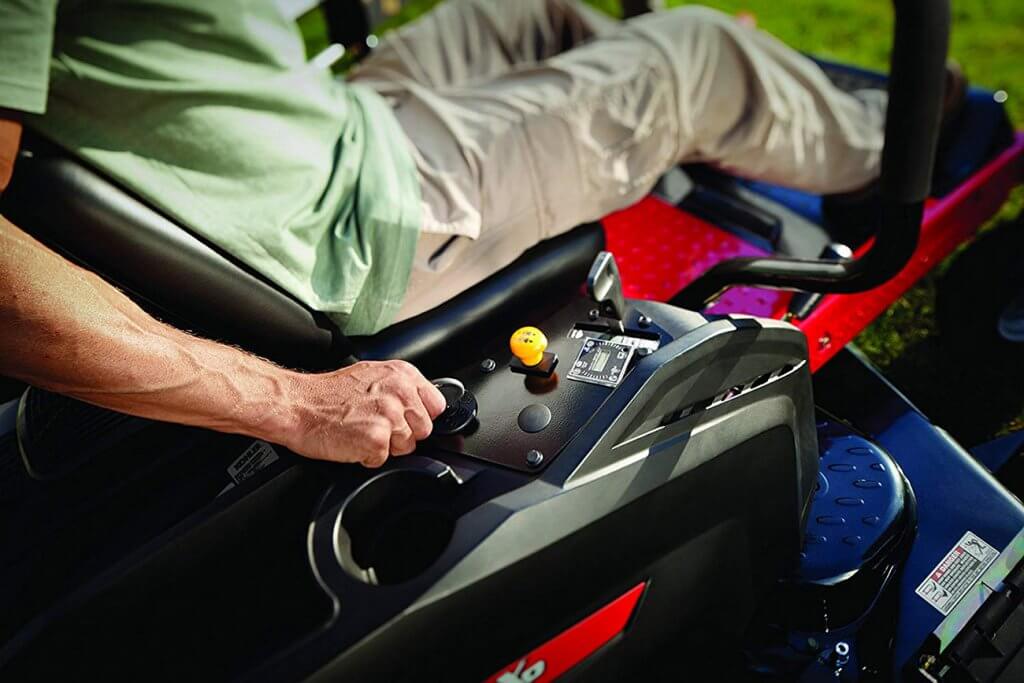Operating Troy-Bilt Mustang Zero-Turn Riding Lawnmower