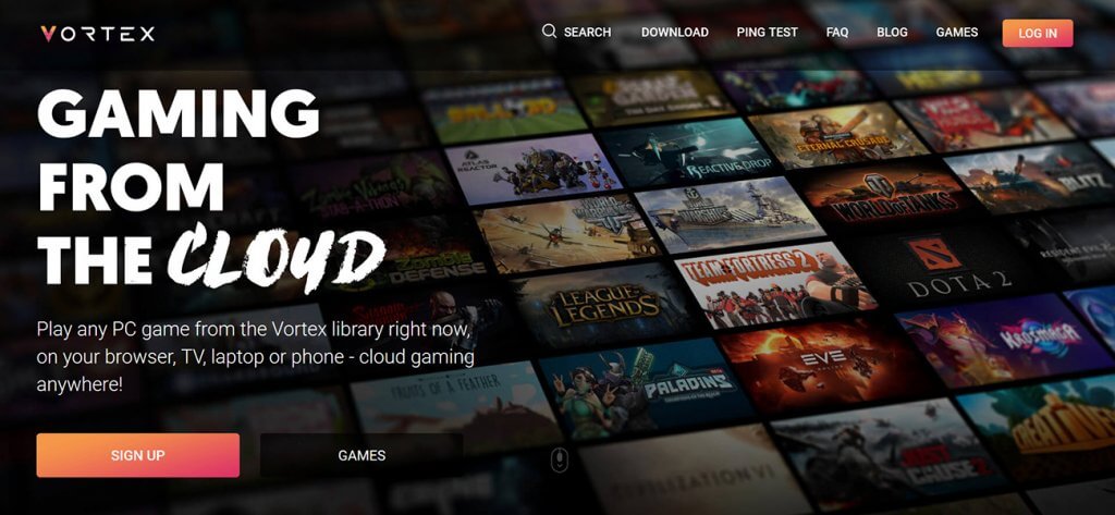 Vortex Cloud Gaming