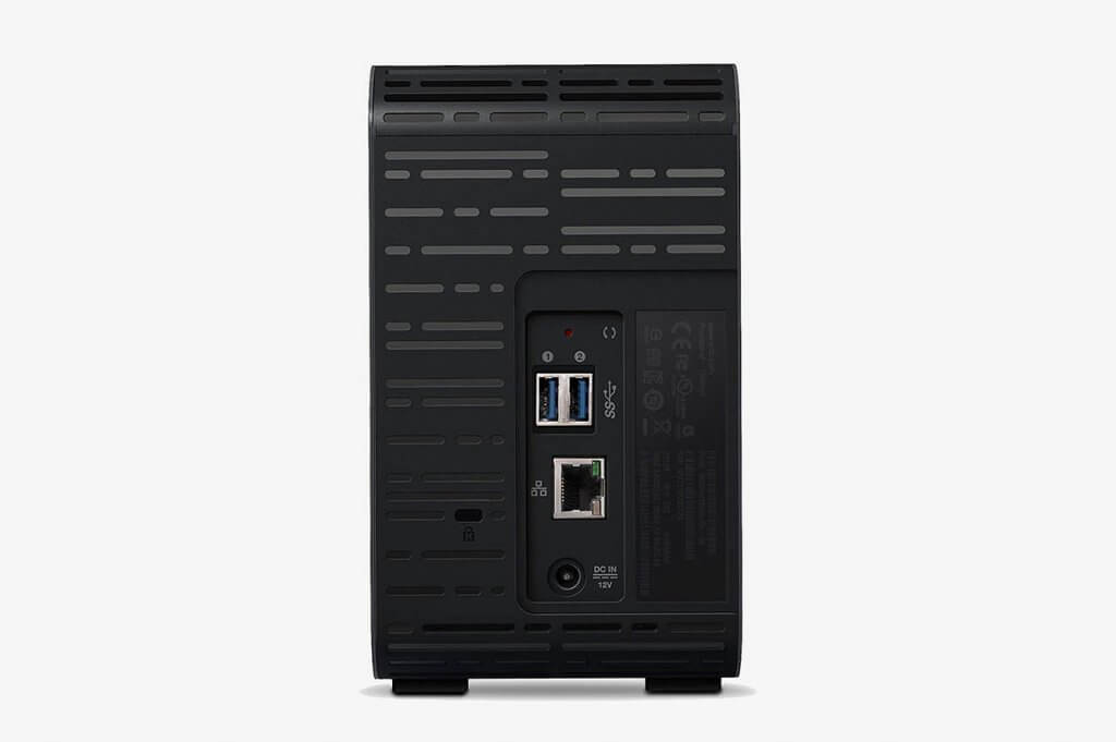 WD 8TB My Cloud EX2 Ultra Network Attached Storage back