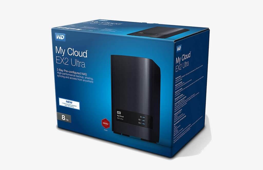WD 8TB My Cloud EX2 Ultra Network Attached Storage in box