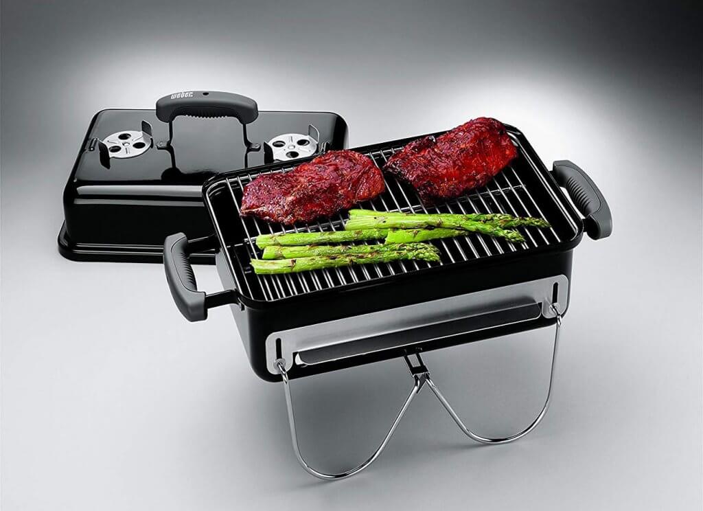 Meat on the Weber 121020 Go-Anywhere Charcoal Grill