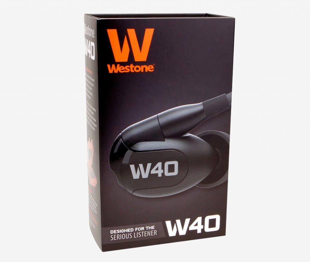 Westone W40 packaging