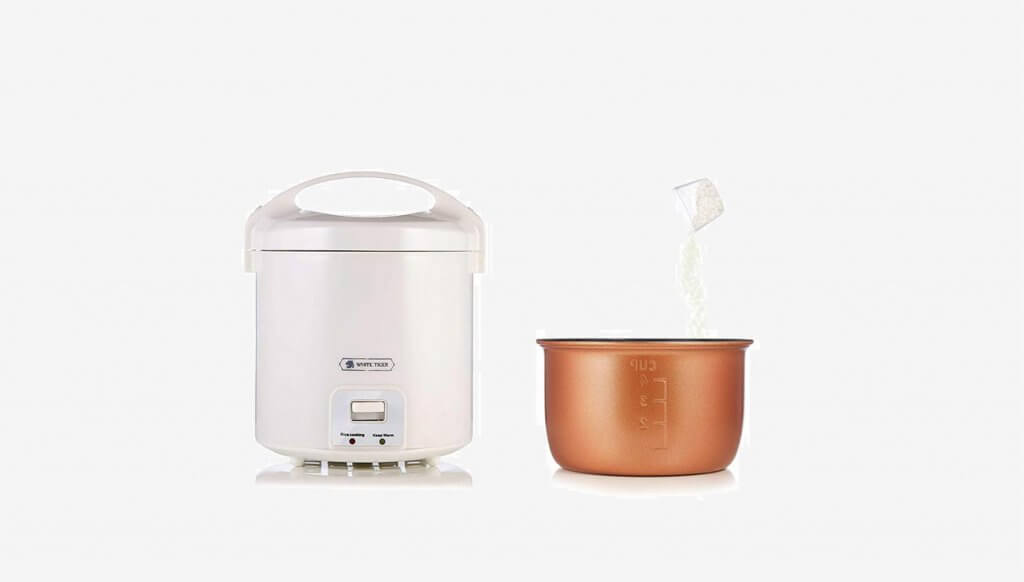 WHITE TIGER Mini Rice Cooker