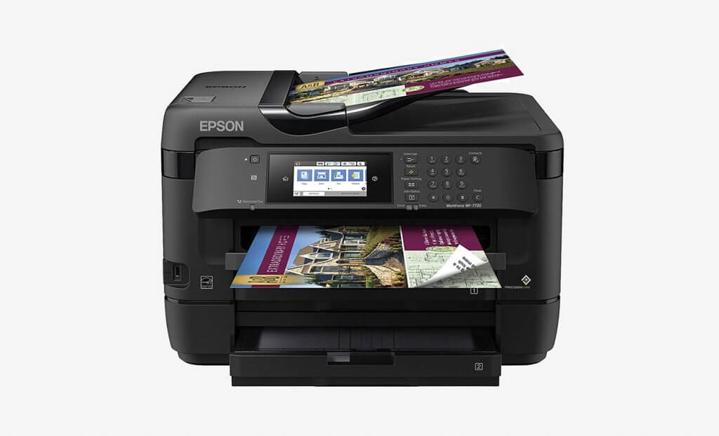Workforce WF-7720 Wireless Wide-Format Color Inkjet Printer with Copy, Scan, Fax