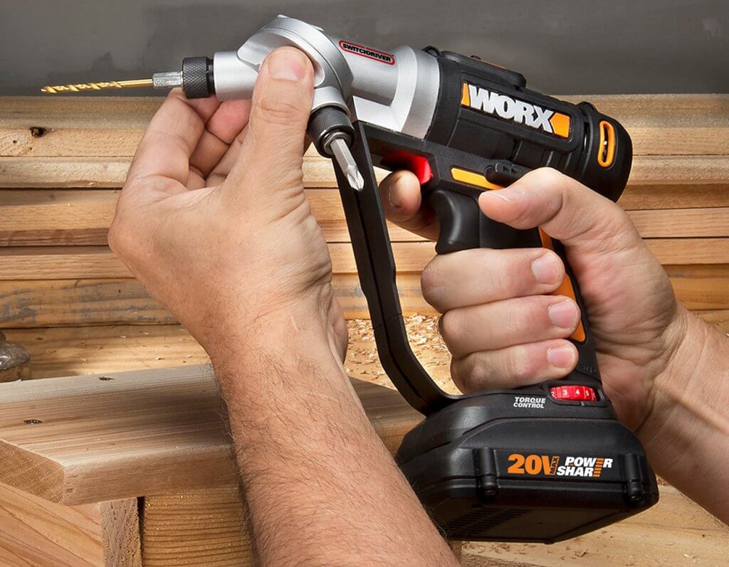 WORX 20V Switchdriver bit change