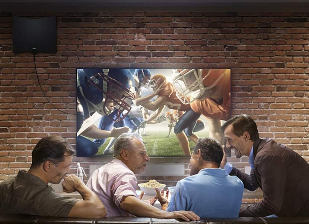 Watching sports on the XFTREE 15-130 HDTV
