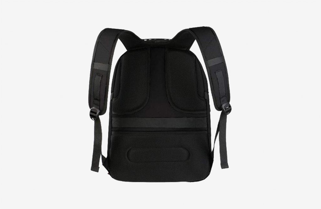 Back of the YOREPEK Extra Large Travel Backpack