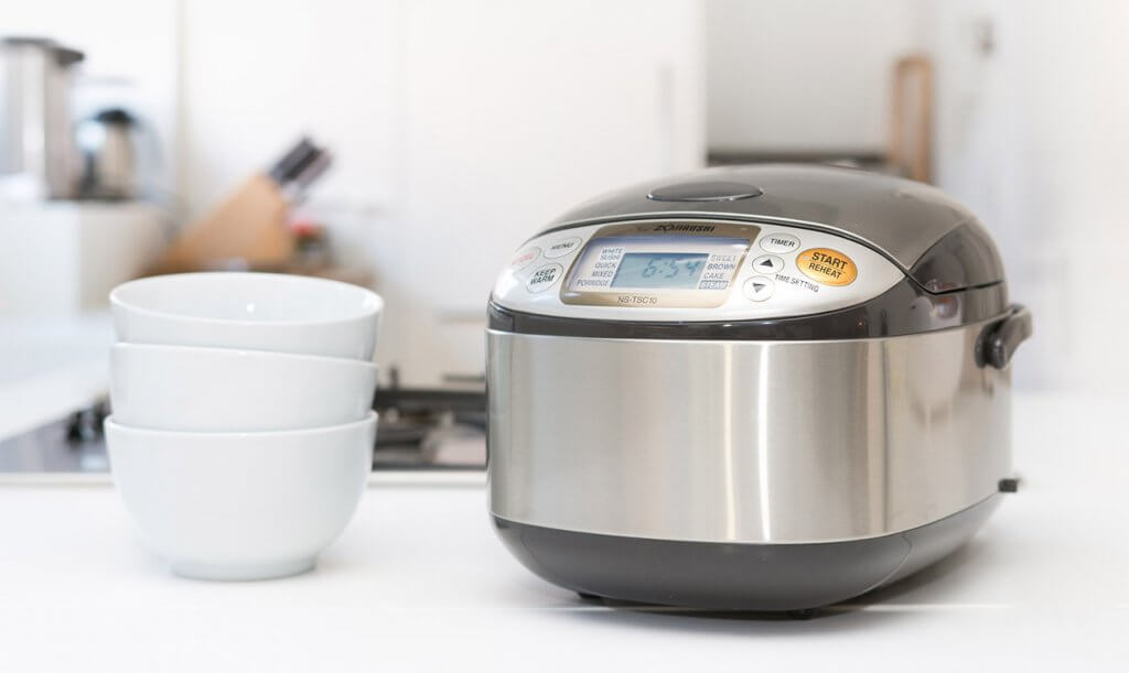ZOJIRUSHI NS-TSC10 Rice Cooker in the kitchen