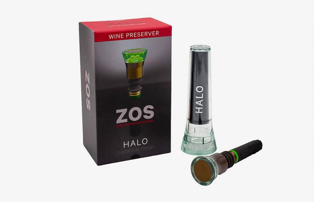 ZOS Halo Wine Preserver packaging