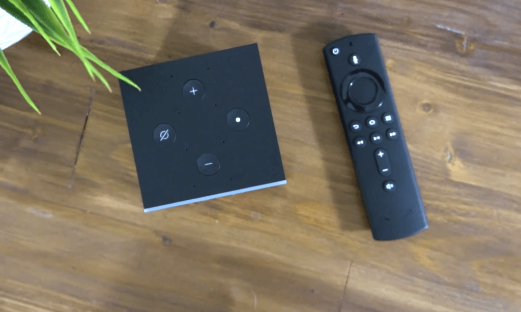 Amazon Fire TV Cube and remote