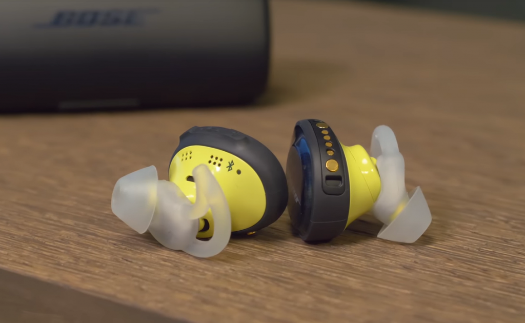 Bose SoundSport Free in yellow