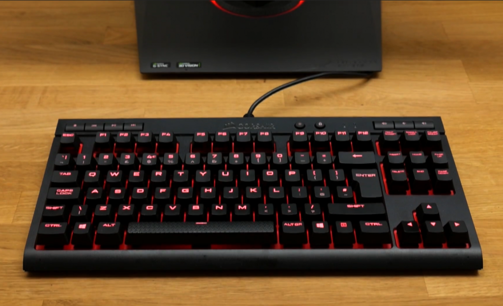 Corsair K63 on desk