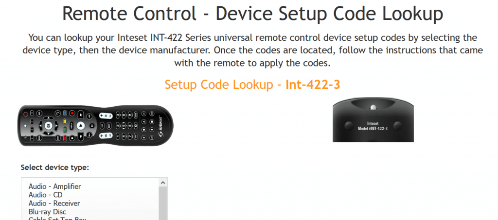 Inteset Remote Setup