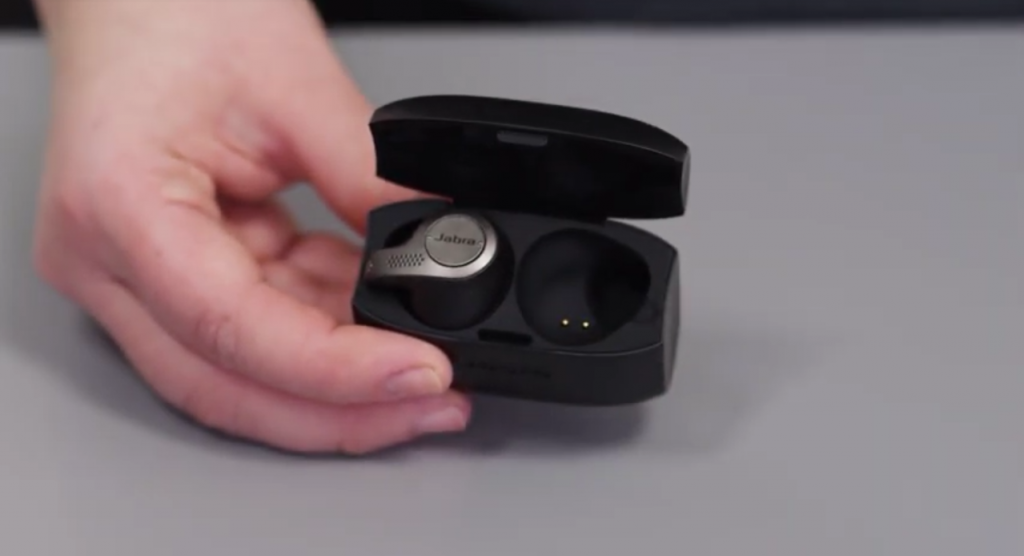 Jabra Elite Active 65T Wireless Earbuds and charging case