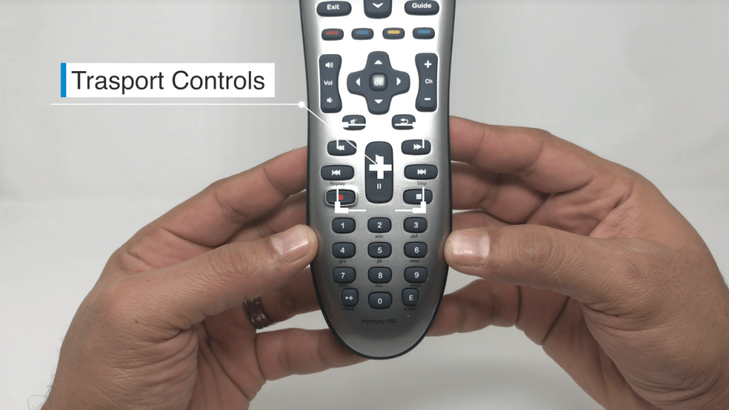 Logitech Harmony 650 Bottom