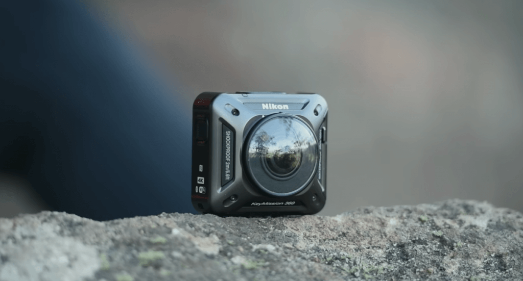 Nikon KeyMission 360 on rock