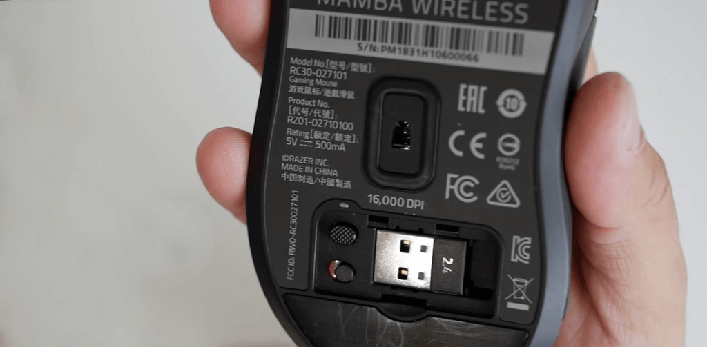 Razer Mamba Wireless Sensor and Receiver