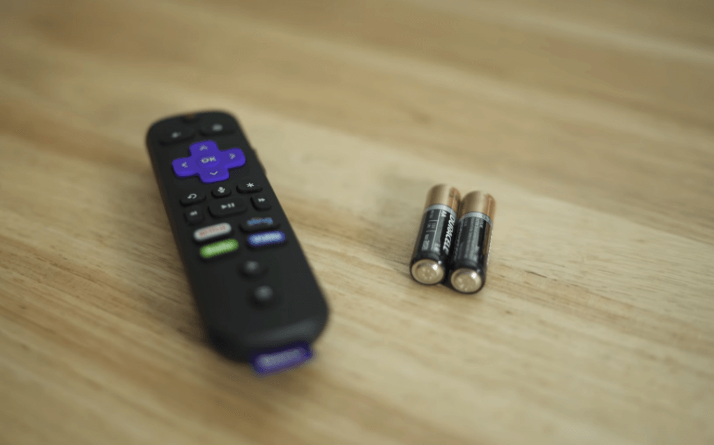 Roku Ultra remote and batteries