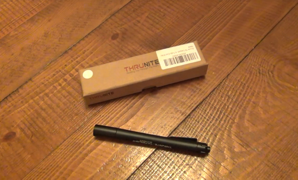 ThruNite Ti4 CW Compact LED Penlight unboxed