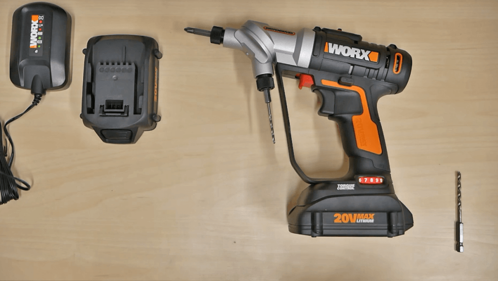 WORX 20V Switchdriver 2-In-1 Drill & Driver (WX176L) unboxed